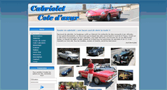 Desktop Screenshot of cabriolet-cote-azur.com